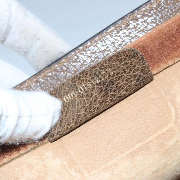 GUCCI GG Supreme Web Sherry Line Clutch Bag PVC Beige 001 014 2125 Auth bs20684 - Picture 12 of 16